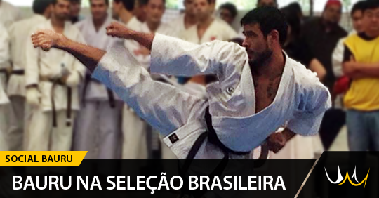Atleta de Bauru é convocado para a seleção brasileira de karatê