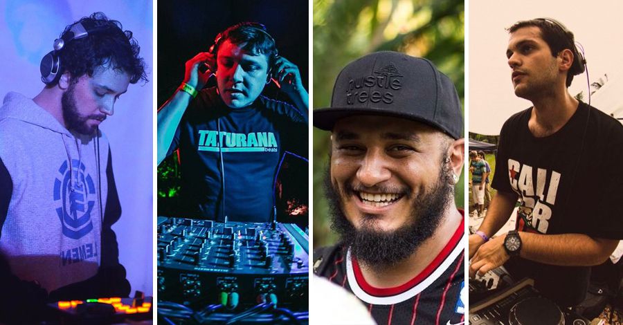 Os DJs Dasmo, Cisco, Shigaki e Guilherme R. estarão presentes no festival