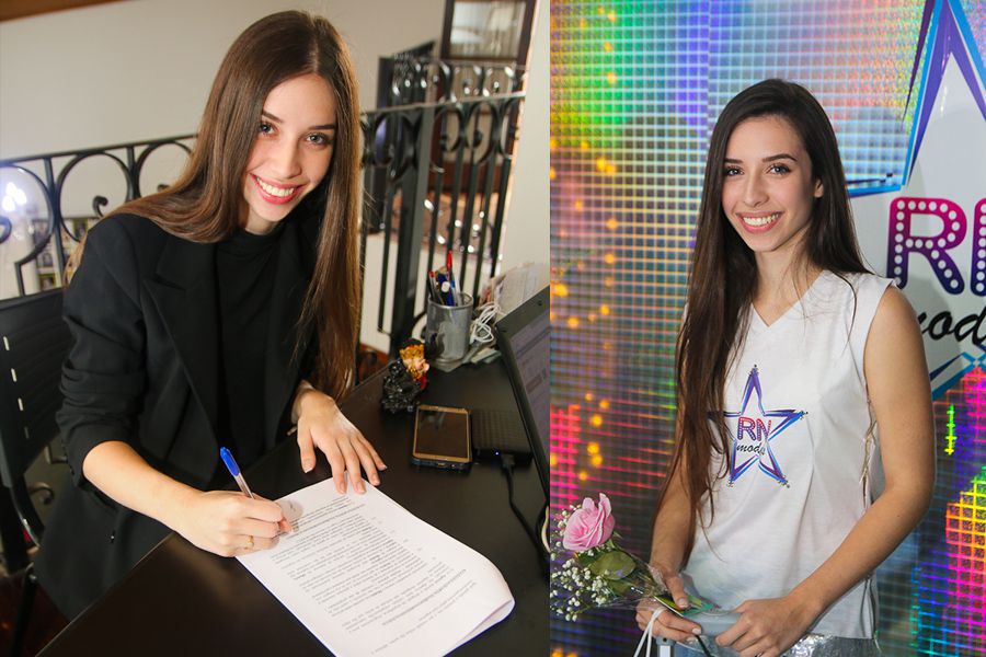 Fernanda assinou o contrato com RN Agency e, em breve, já vai começar a trabalhar como modelo
