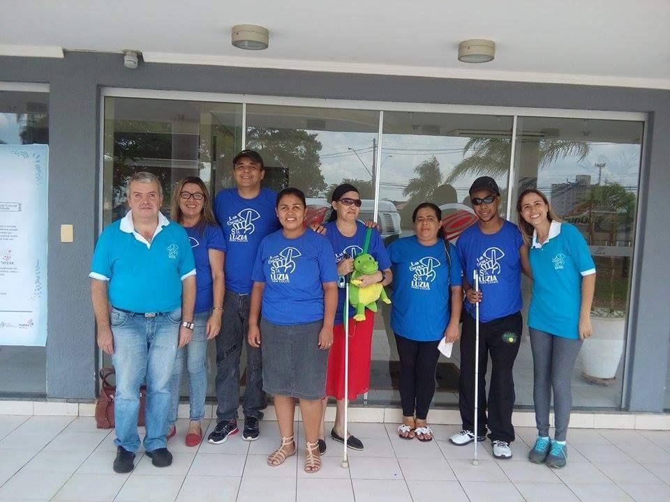 Alunos do Lar Escola Santa Luzia para Cegos