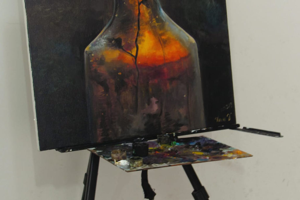 Peça que compõe a exposição Afigurações do Tempo