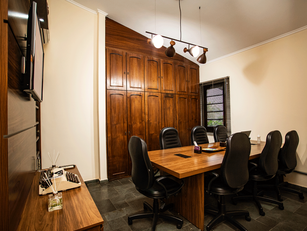Sala de reunião do escritório de contabilidade