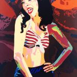 29ª EXMARTE Bauru com quadros da artista plástica Regina Moscheto