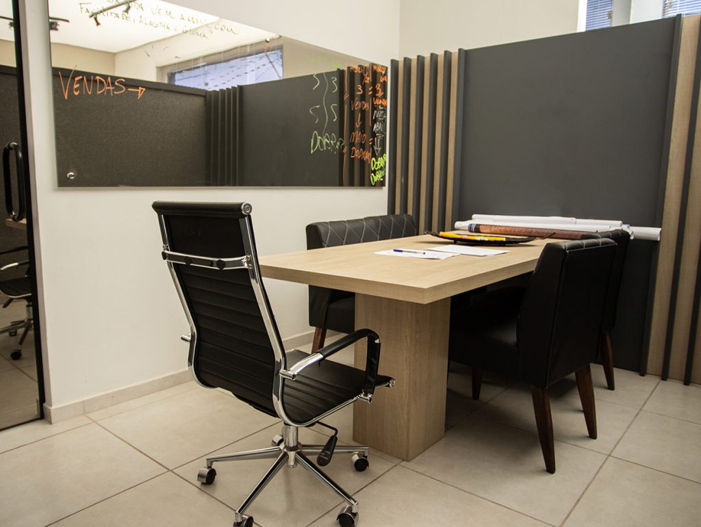 Escritório da imobiliária