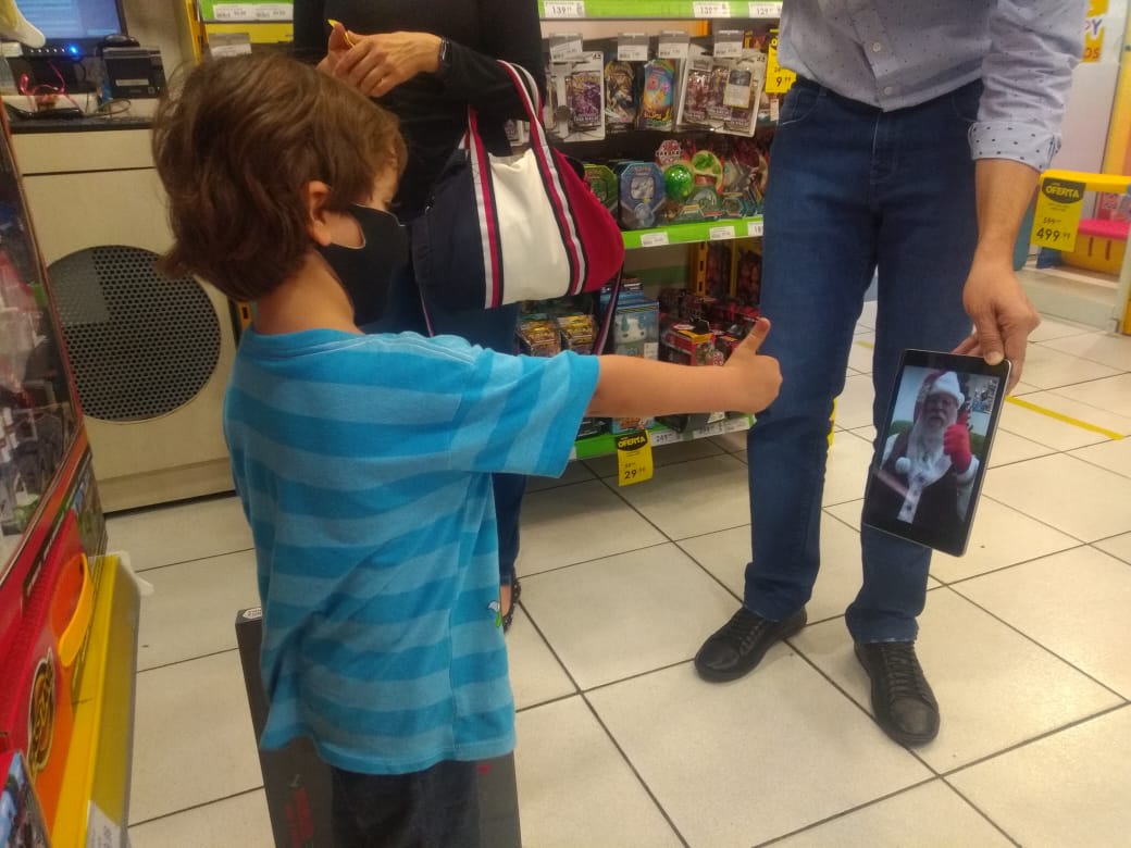 Papai Noel Virtual Bauru Shopping