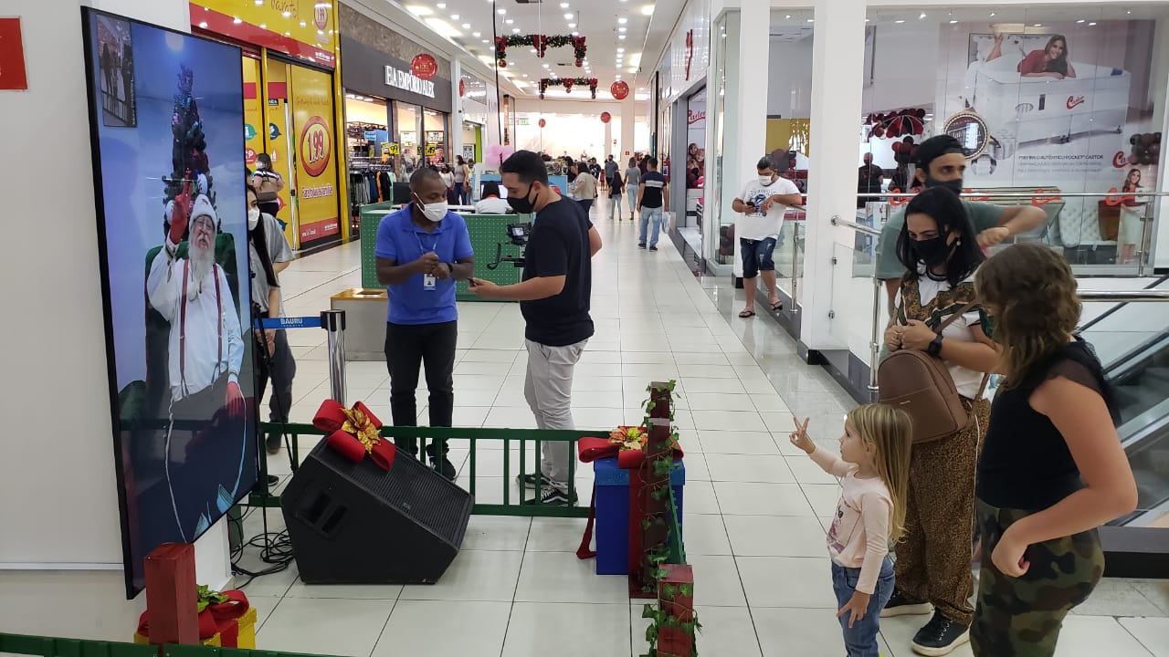Papai Noel Virtual Bauru Shopping