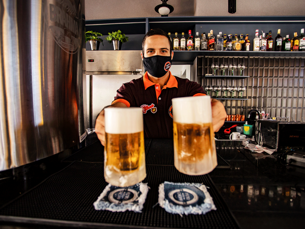 Chopp servido
