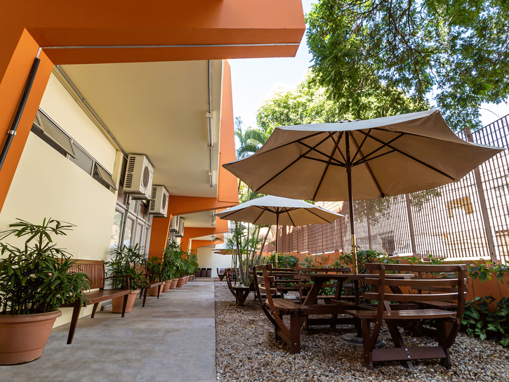 Espaço aberto do Senac Bauru