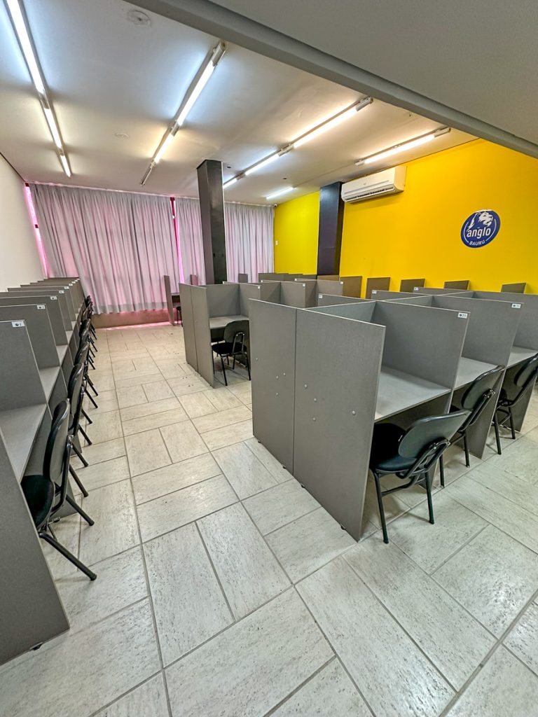 Sala de estudos para passar no vestibular