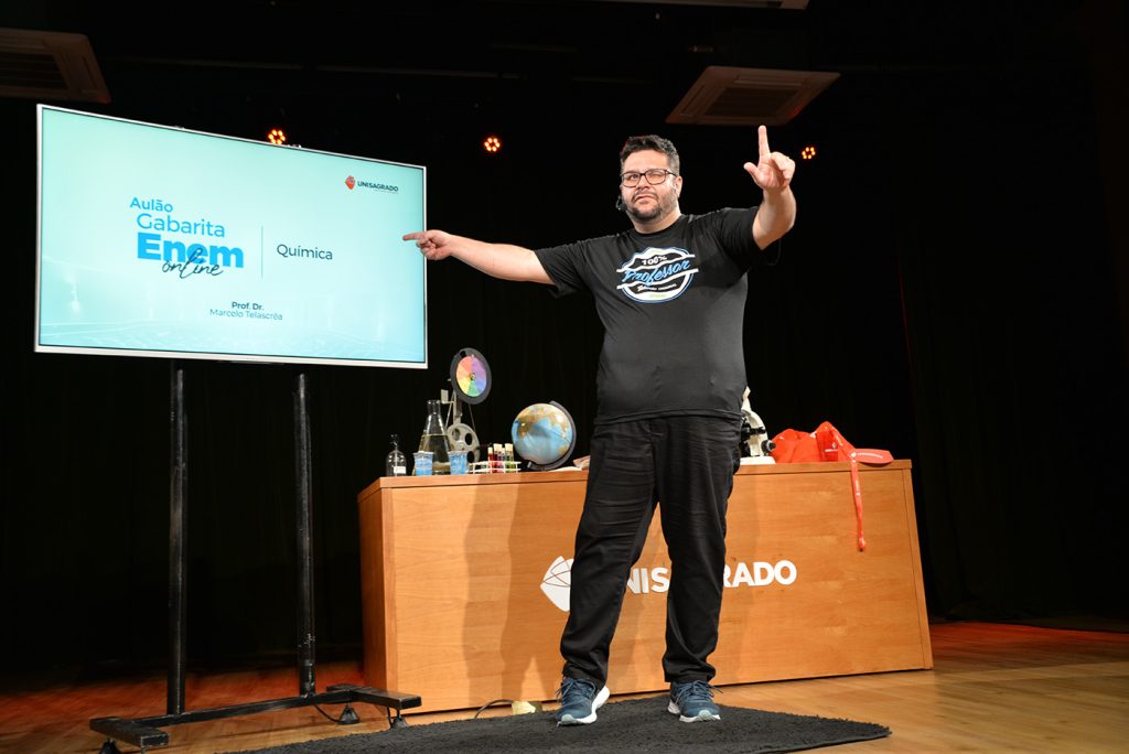 Professor do aulão Enem