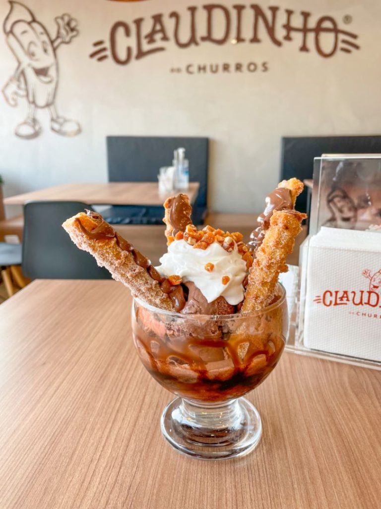 Churros na taça