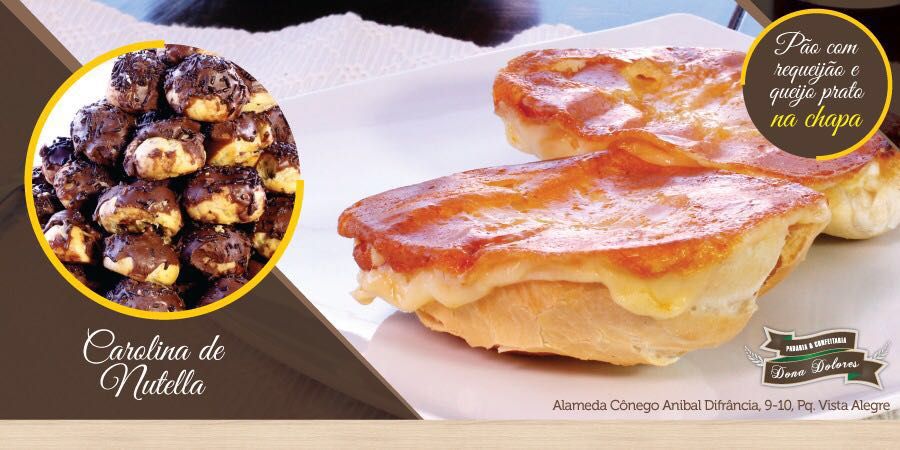 A Carolina de Nutella e o pão com requeijão e queijo prato são algumas novidades do local