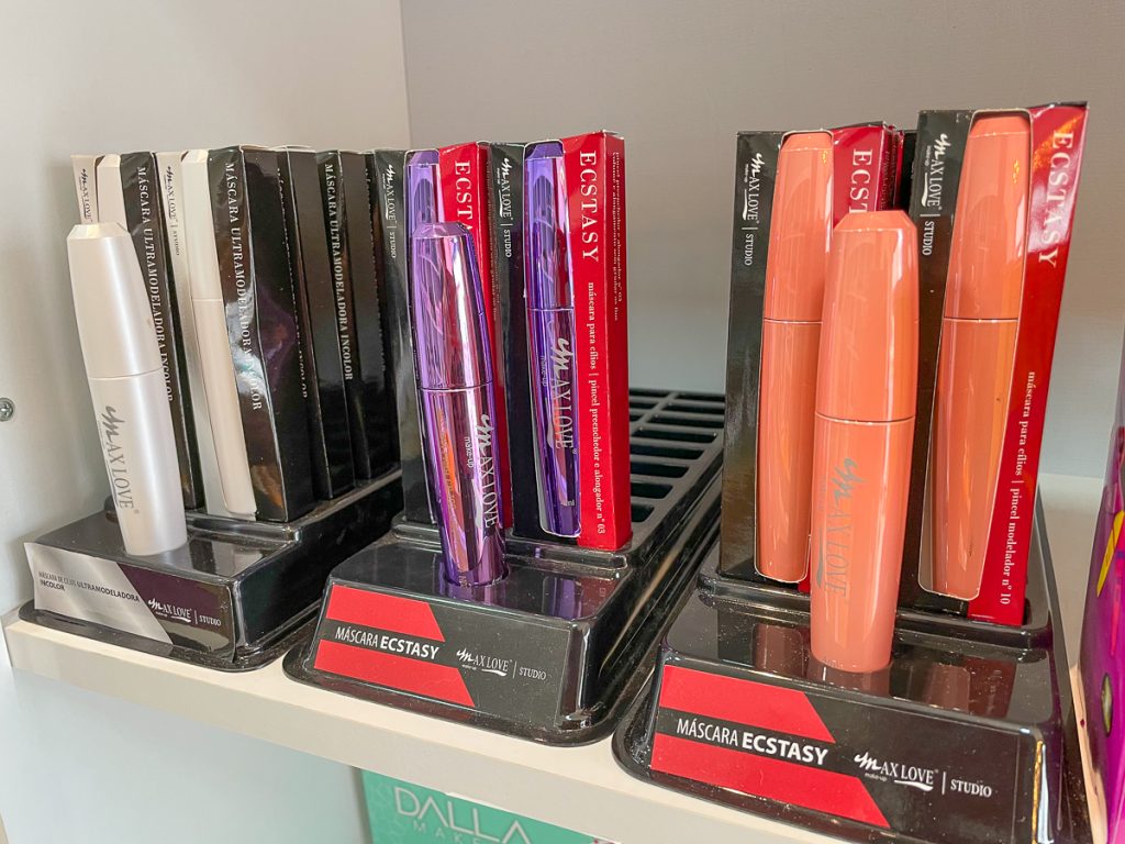Produtos de maquiagem
