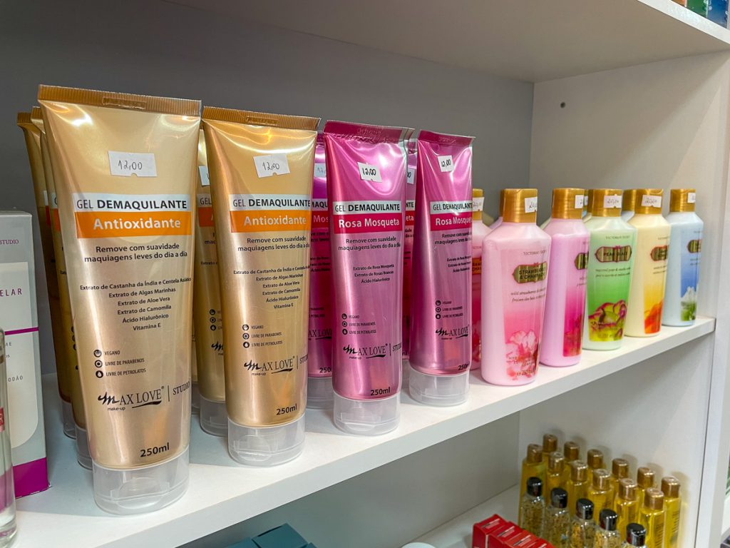 Produtos de maquiagem