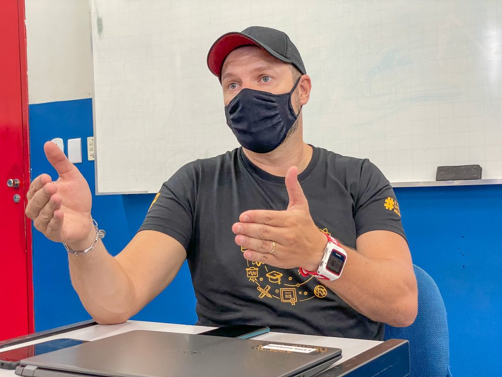 Novo coordenador do cursinho pré-vestibular