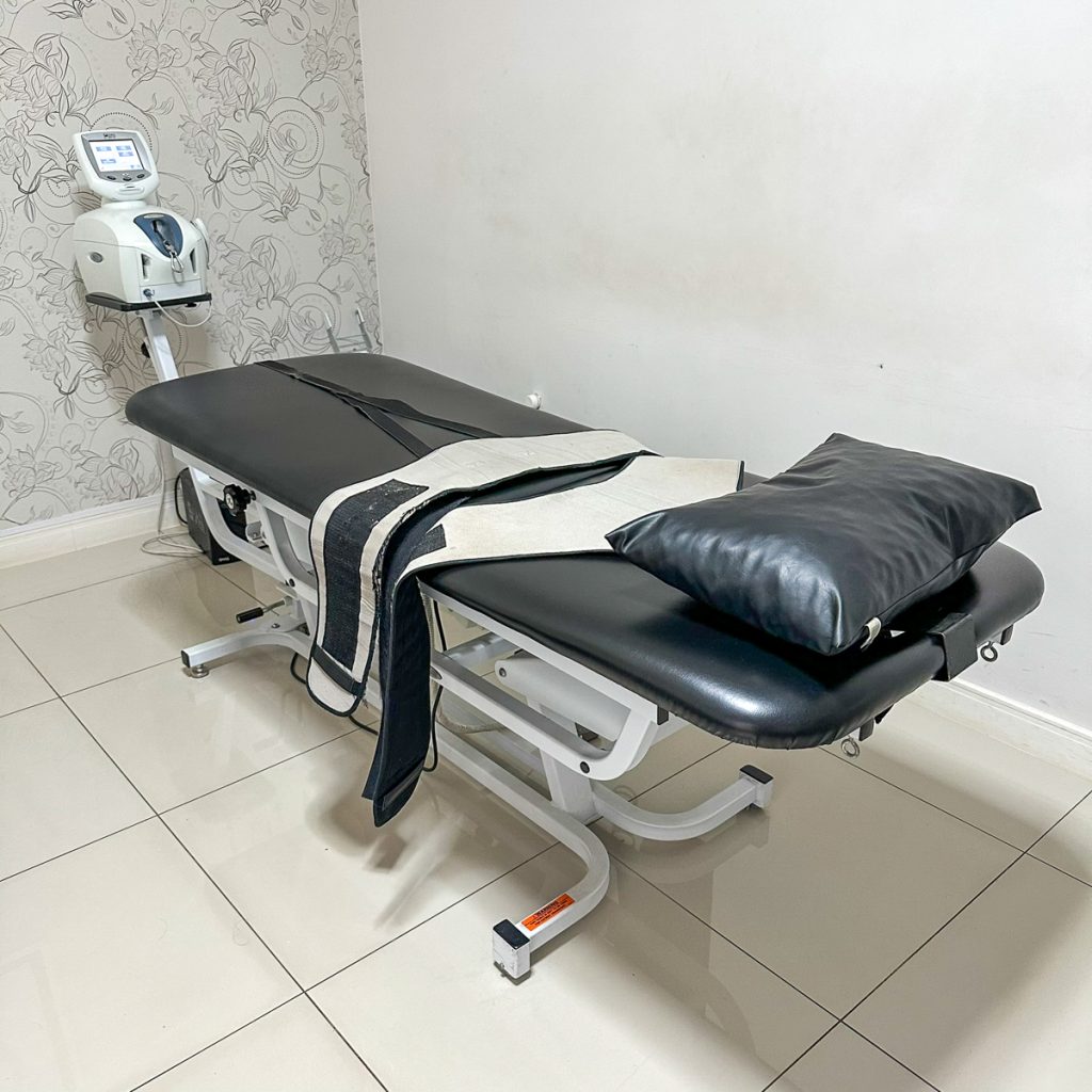 Equipamento para tirar a dor na coluna