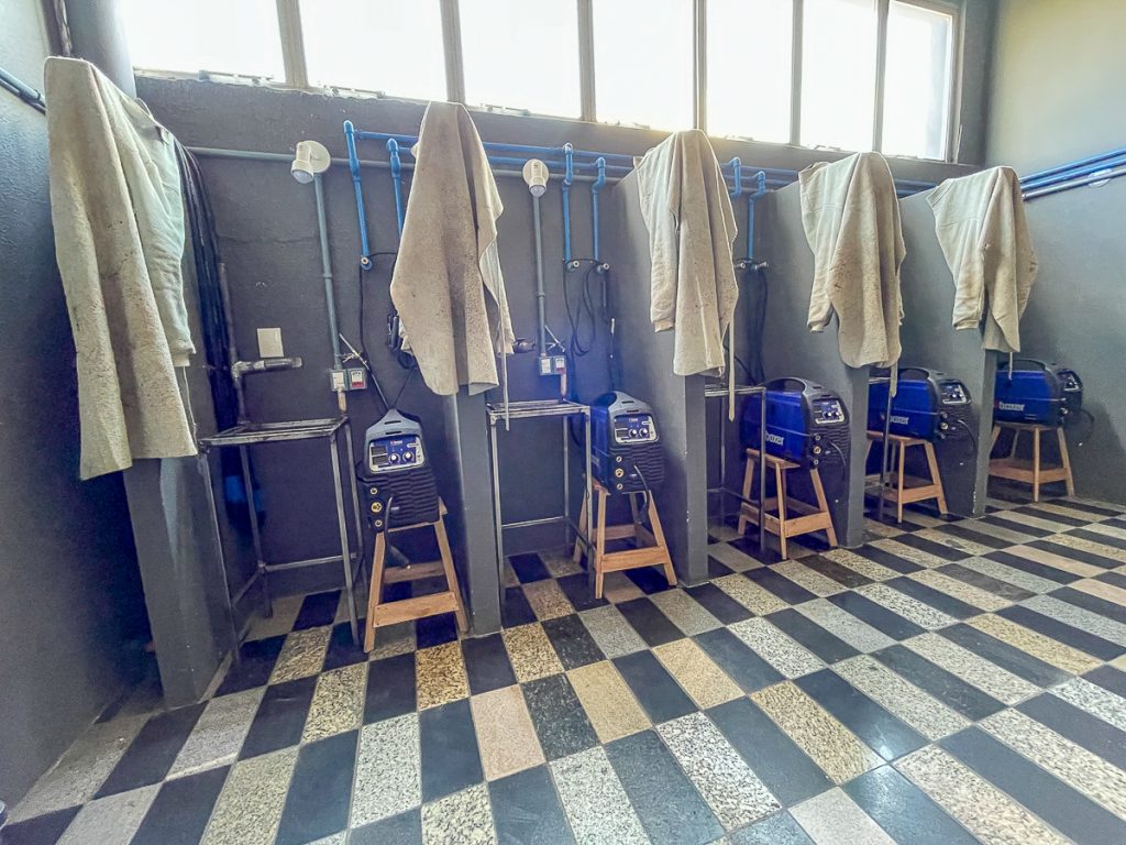 Sala dos cursos profissionalizantes