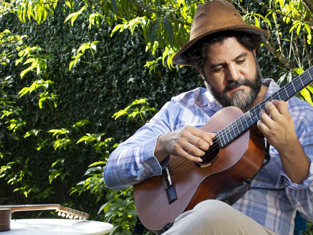 Um dos artistas do Colóquio