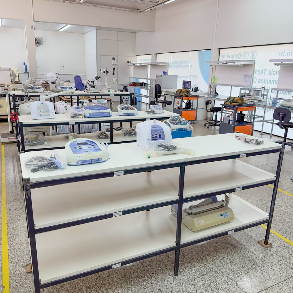 Laboratório da assistência técnica