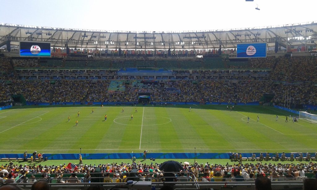 Maracanã, no dia do 6 x 0 contra Honduras