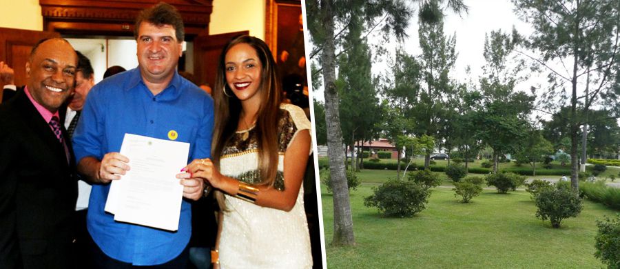 Deputado Celso Nascimento, prefeito Clodoaldo Gazzetta e a vereadora Yasmin Nascimento / Foto meramente ilustrativa