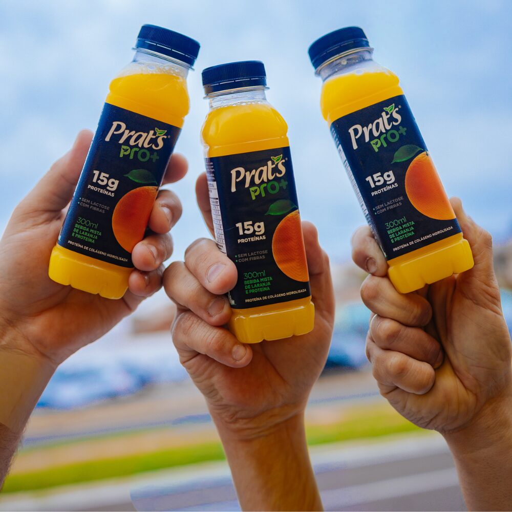 Suco proteico da Prat’s